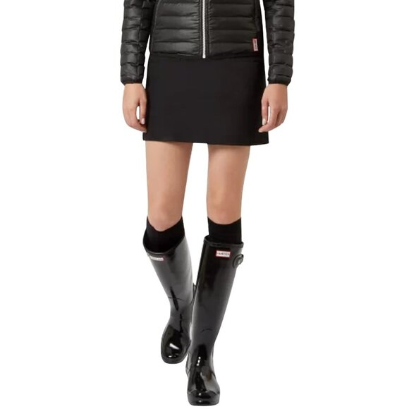 Hunter Women's Original Gloss Tall Pull On Rain Boots/Boot Socks Black Size 7 - Picture 1 of 4